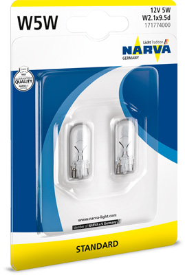 Лампа накаливания, фонарь указателя поворота, NARVA, 171774000