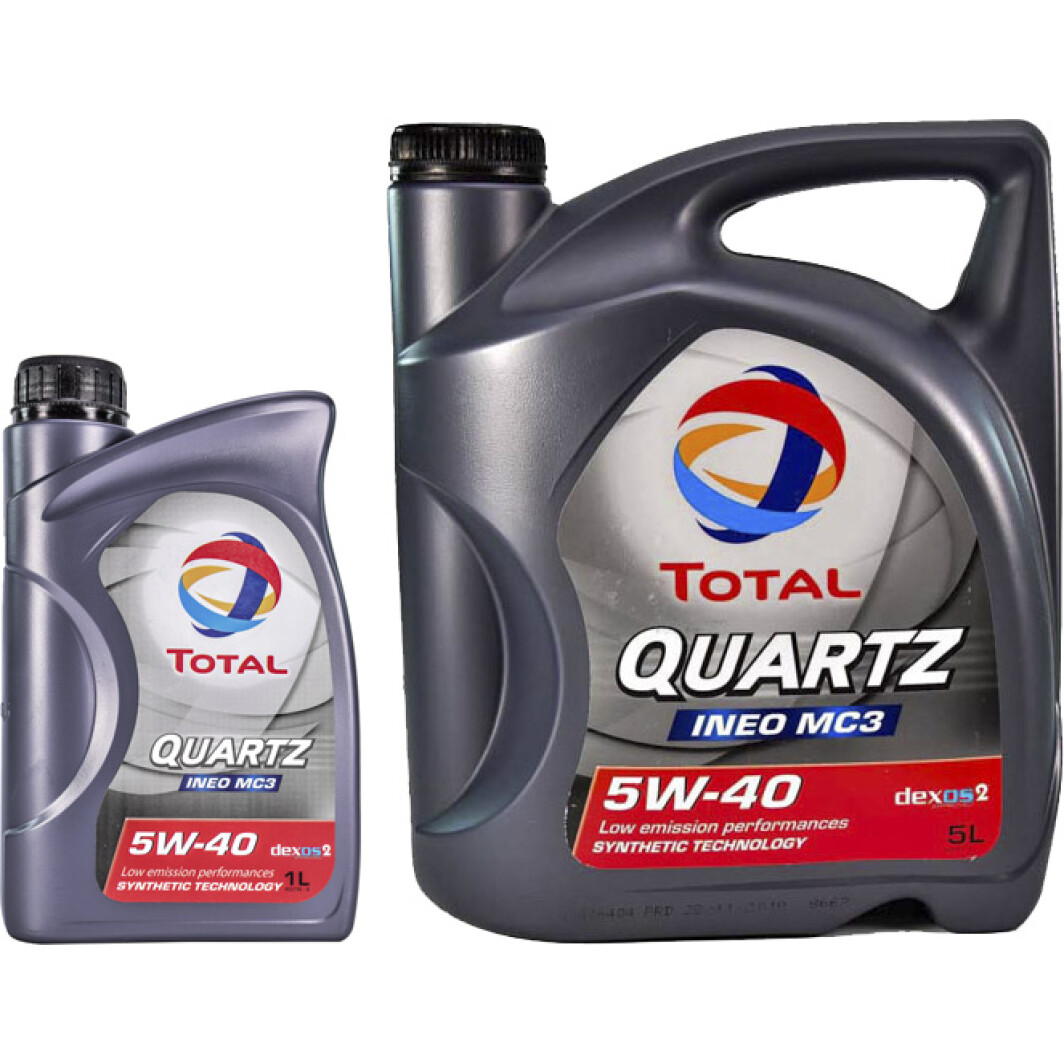 Моторное масло TOTAL Quartz Ineo MC3 5W-40 1 л, 174776