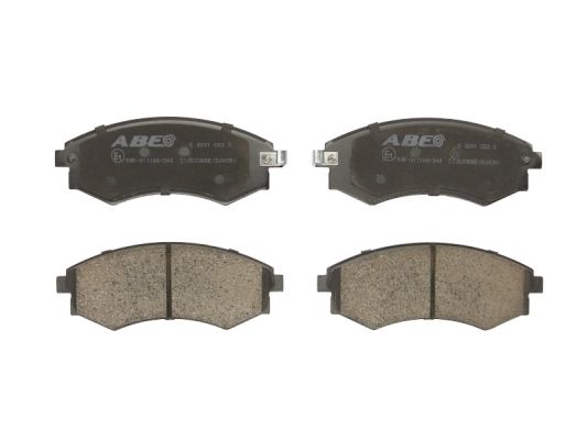 Комплект гальмівних накладок, дискове гальмо   C10503ABE   ABE