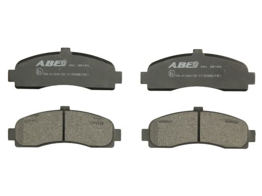 Комплект гальмівних накладок, дискове гальмо   C11053ABE   ABE
