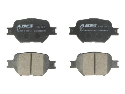 Комплект тормозных колодок, дисковый тормоз   C12092ABE   ABE