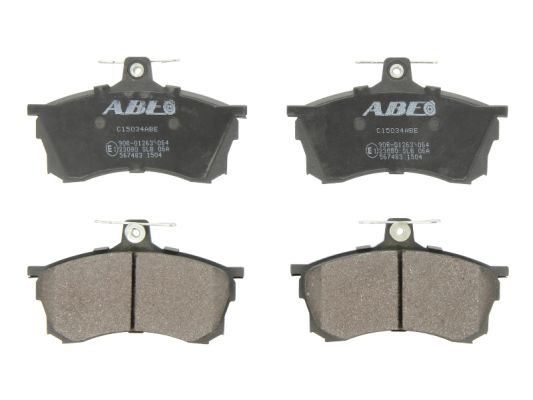 Комплект тормозных колодок, дисковый тормоз   C15034ABE   ABE