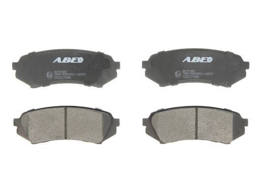 Комплект гальмівних накладок, дискове гальмо   C22017ABE   ABE