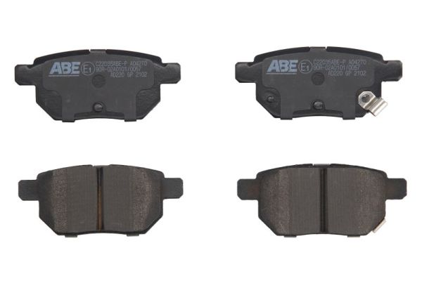 Комплект гальмівних накладок, дискове гальмо   C22035ABE-P   ABE