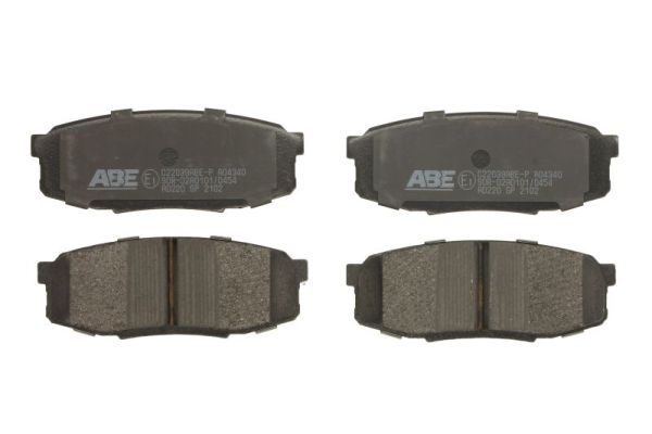 Комплект тормозных колодок, дисковый тормоз   C22039ABE-P   ABE