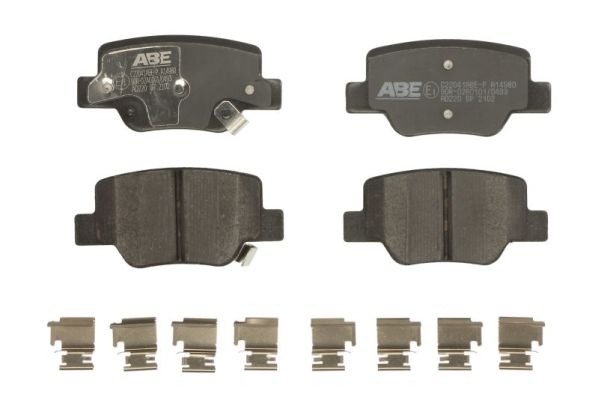 Комплект тормозных колодок, дисковый тормоз   C22041ABE-P   ABE