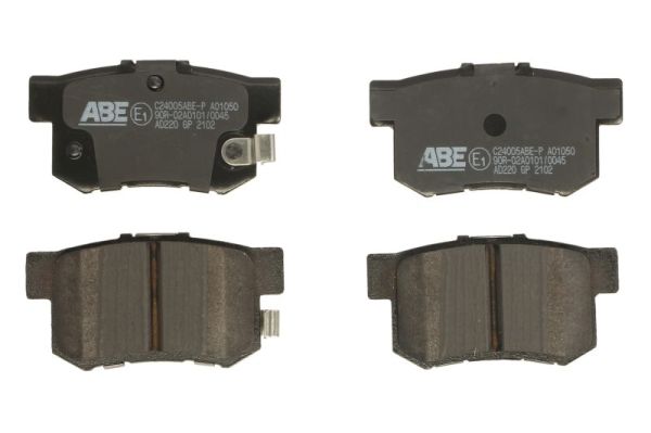 Комплект гальмівних накладок, дискове гальмо   C24005ABE-P   ABE