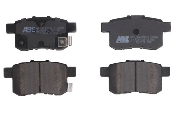 Комплект гальмівних накладок, дискове гальмо   C24017ABE-P   ABE