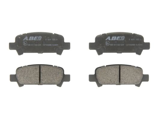 Комплект тормозных колодок, дисковый тормоз   C27002ABE   ABE