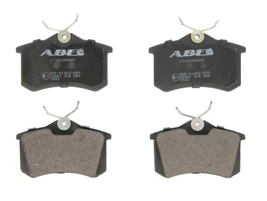 Комплект гальмівних накладок, дискове гальмо   C2W028ABE   ABE