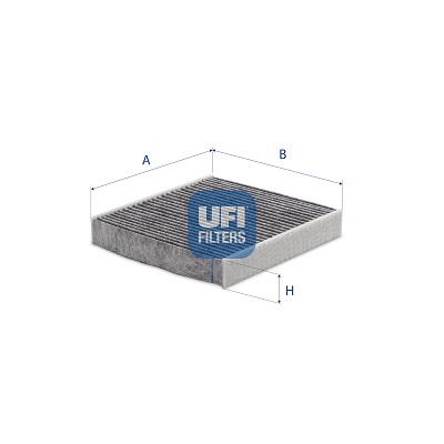 Фильтр, воздух во внутренном пространстве   54.429.00   UFI