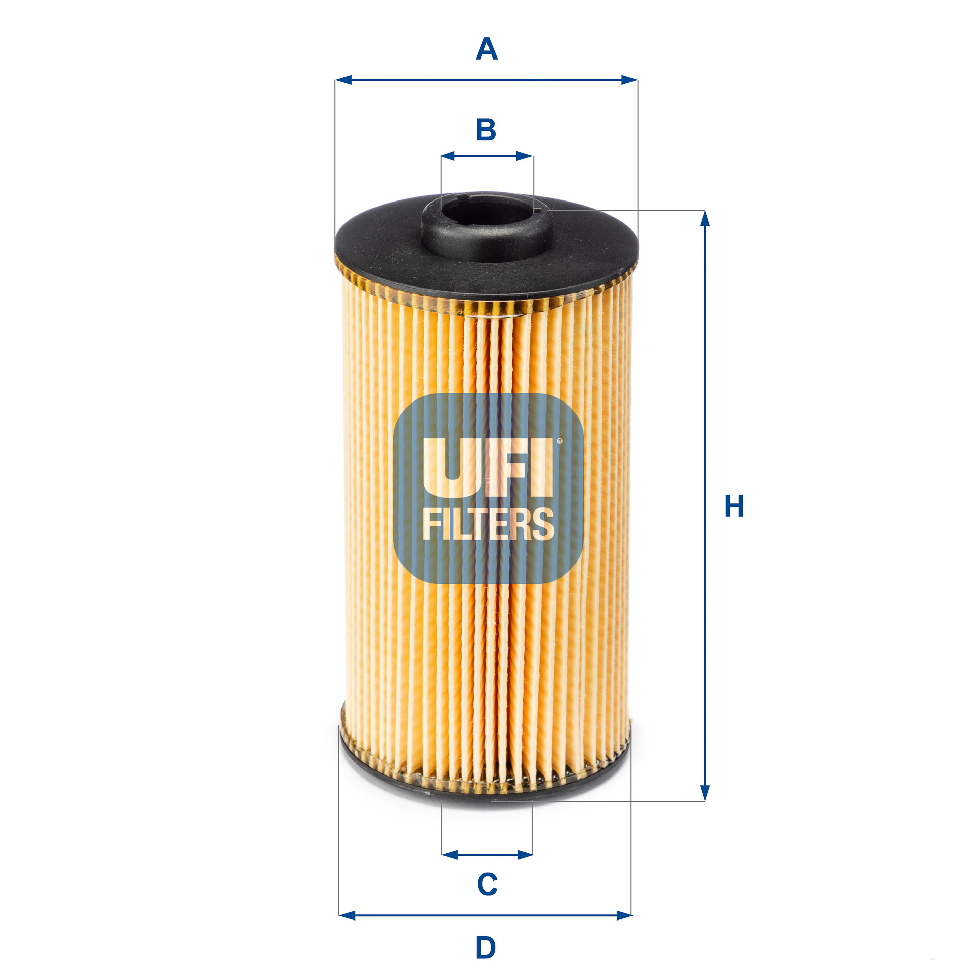 Масляный фильтр, UFI, 25.038.00