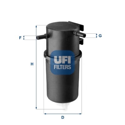 Топливный фильтр   24.145.00   UFI