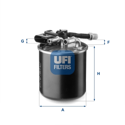 Топливный фильтр   24.151.00   UFI