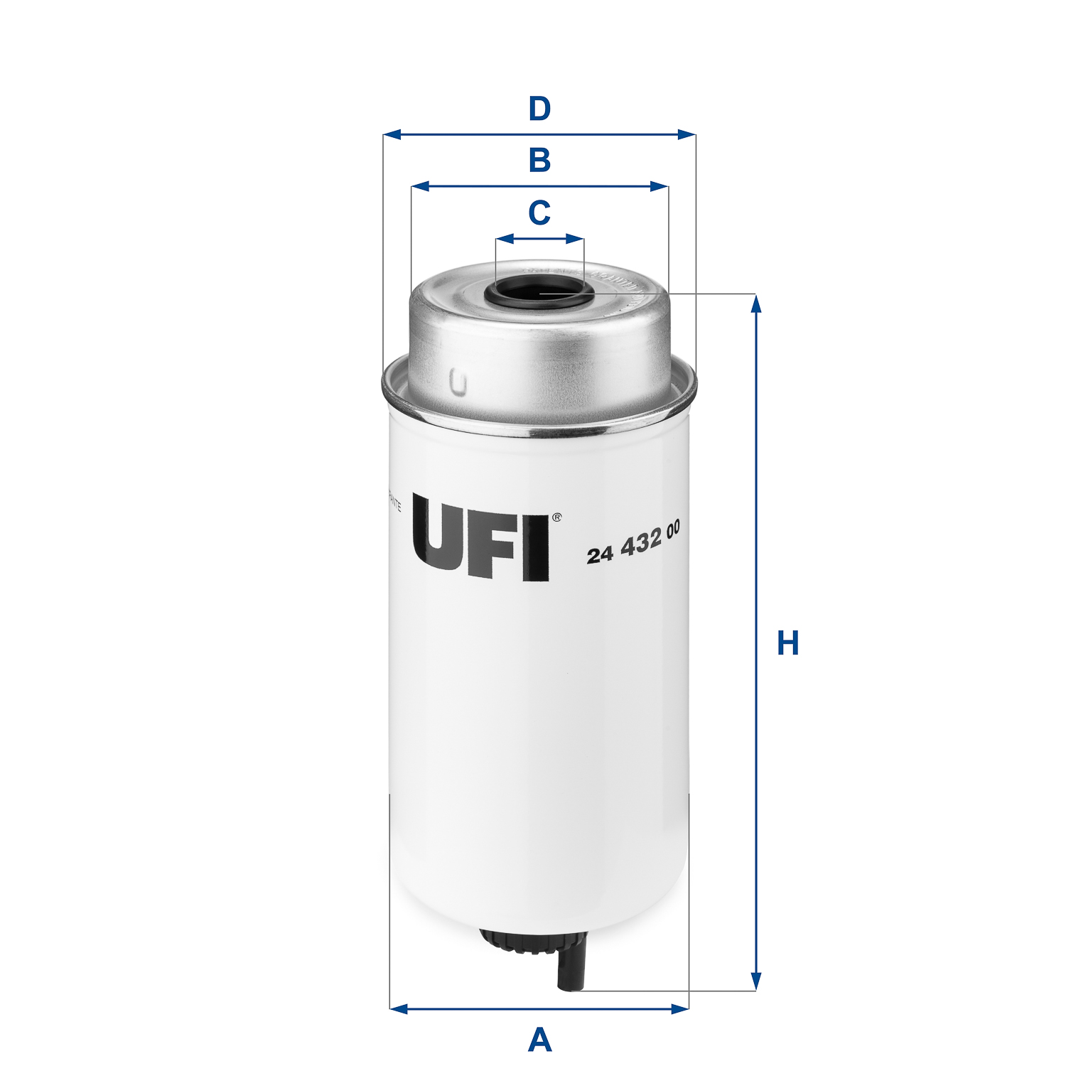 Топливный фильтр   24.432.00   UFI