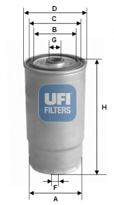 Топливный фильтр   24.460.00   UFI