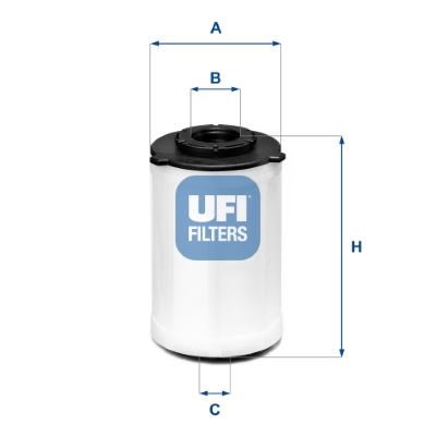 Топливный фильтр   26.H2O.03   UFI