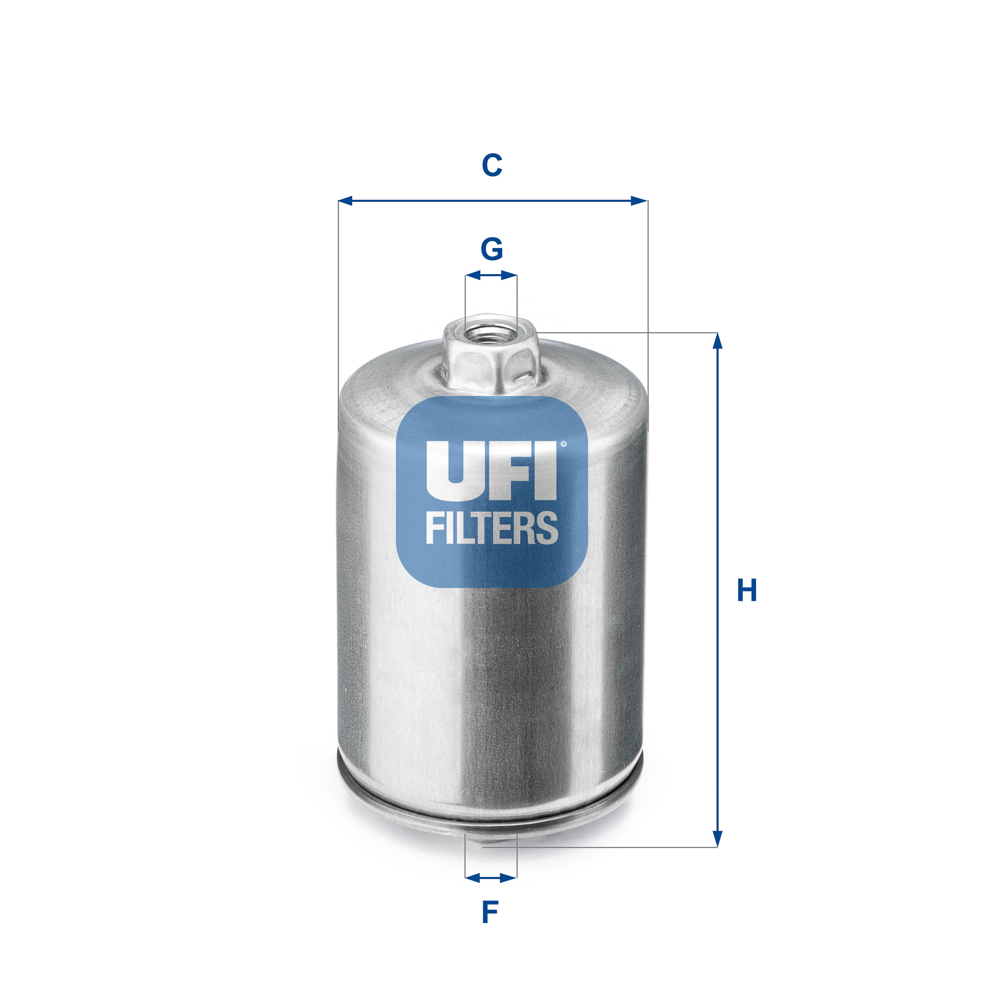 Топливный фильтр, UFI, 31.748.00
