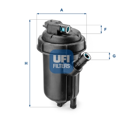 Топливный фильтр   55.125.00   UFI