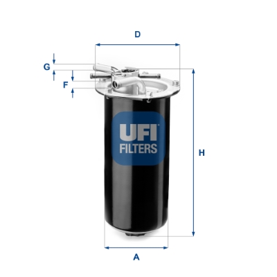 Топливный фильтр   55.411.01   UFI
