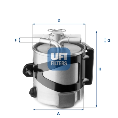 Топливный фильтр   55.430.00   UFI