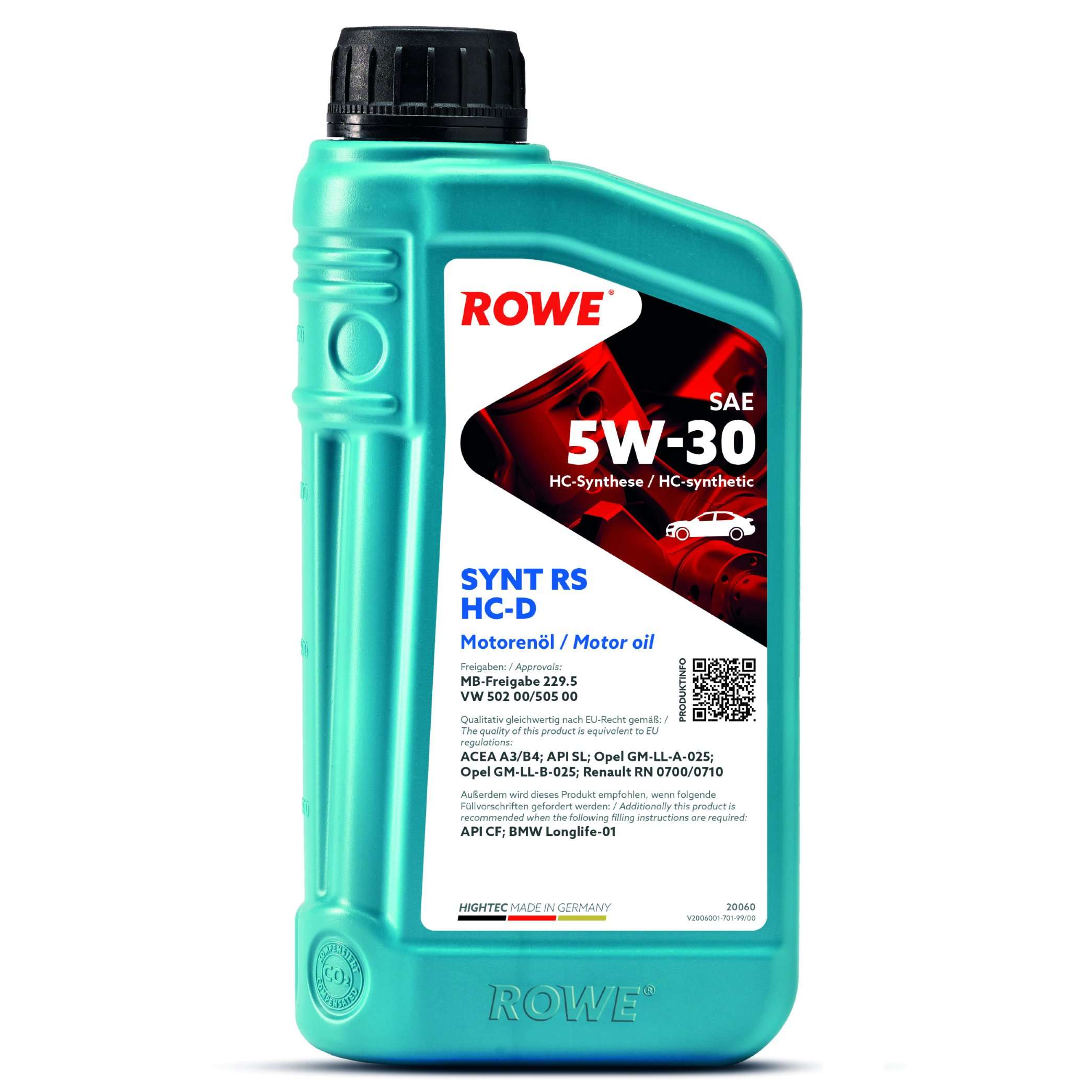 Моторна олива ROWE Synt RS HC-D 5W-30 1 л, 20060-0010-99