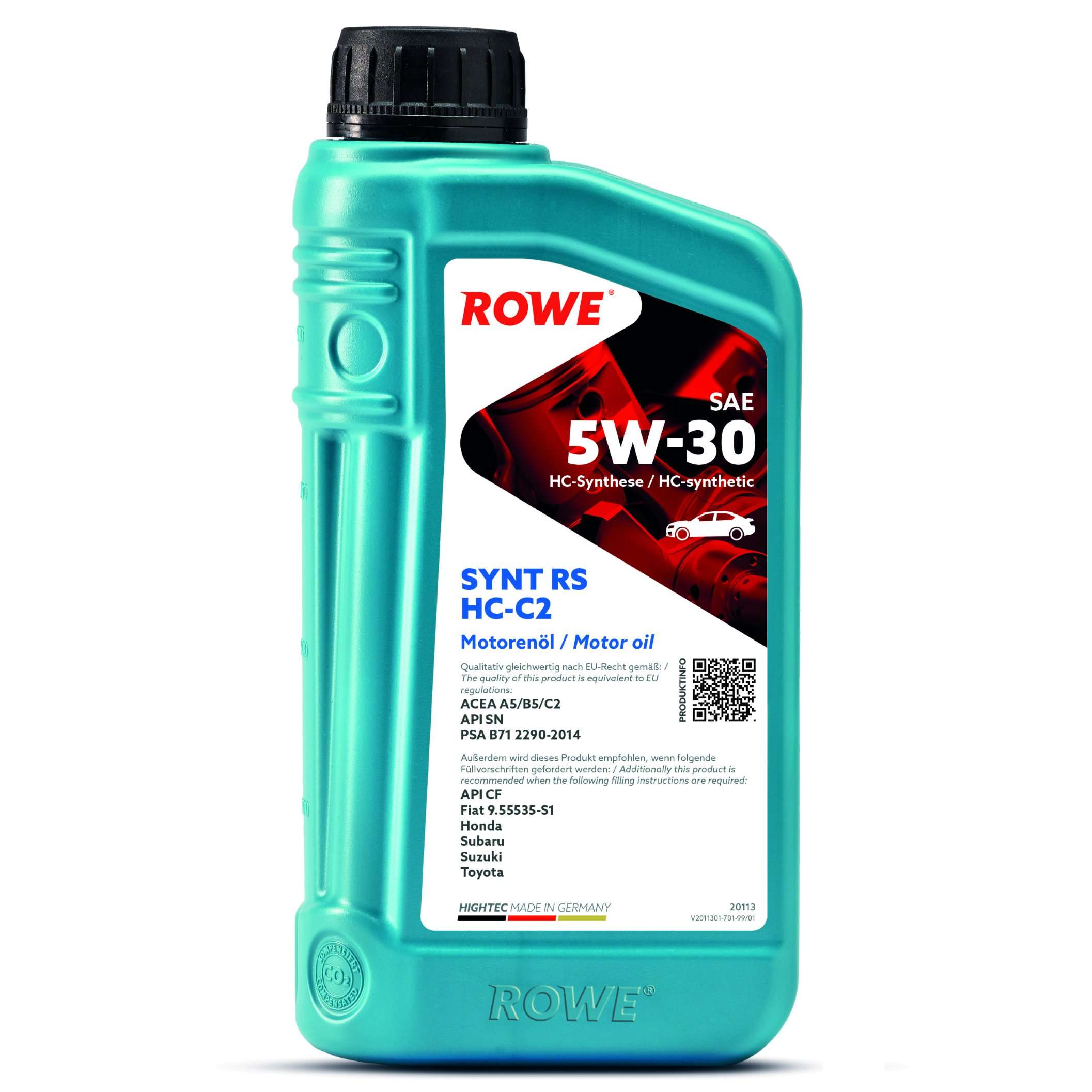 Моторна олива ROWE Synt RS HC-C2 5W-30 1 л, 20113-0010-99