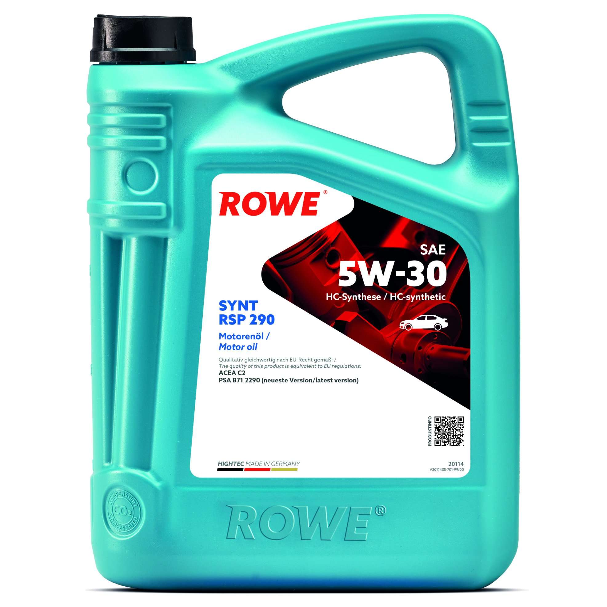 Моторна олива ROWE Synt RSP 290 5W-30 5 л, 20114-0050-99