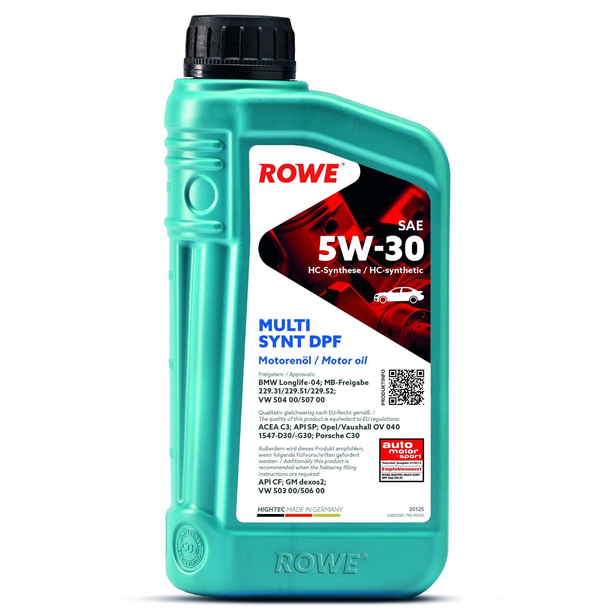 Моторна олива ROWE Multi Synt DPF 5W-30 1 л, 20125-0010-99
