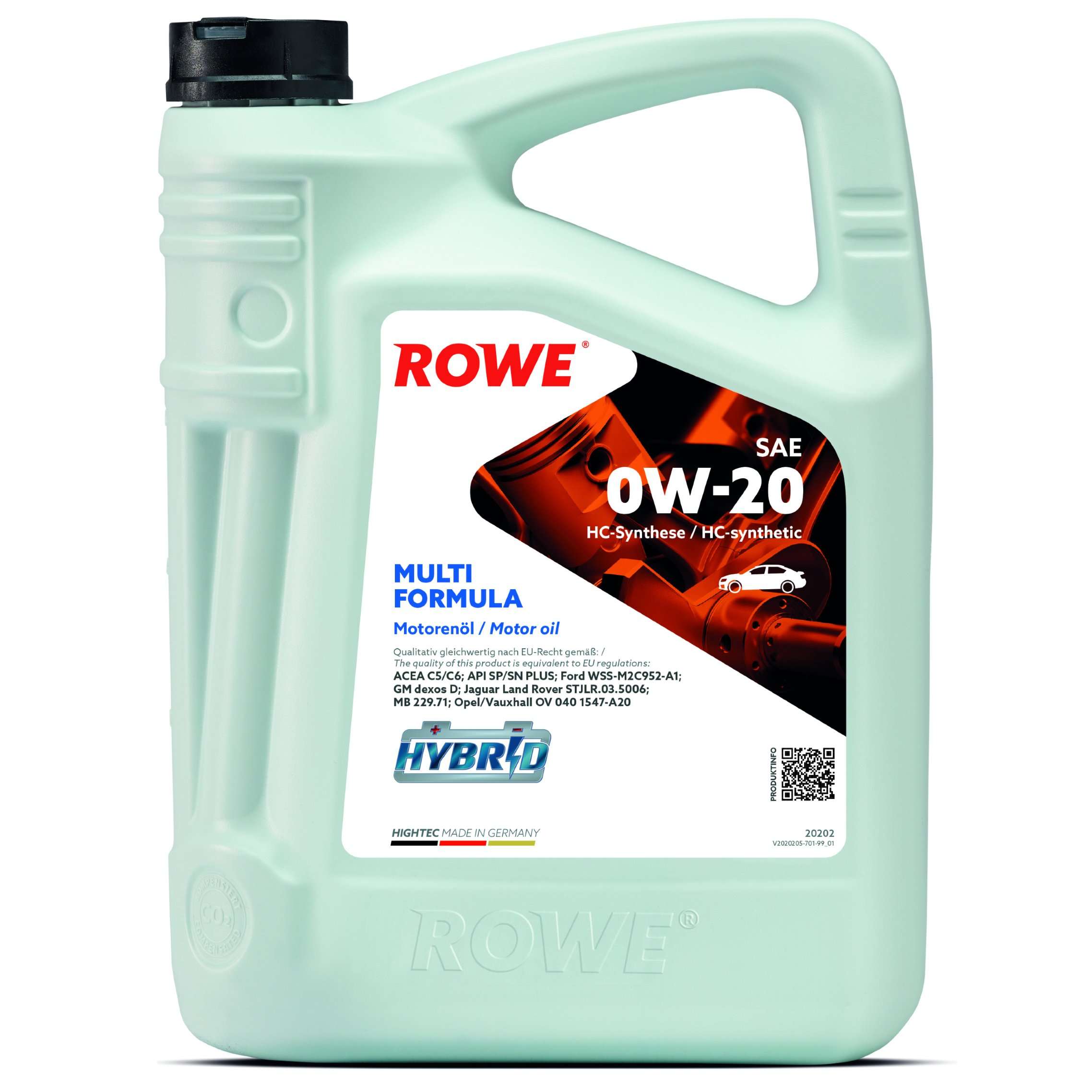 Моторное масло   20202-0050-99   ROWE