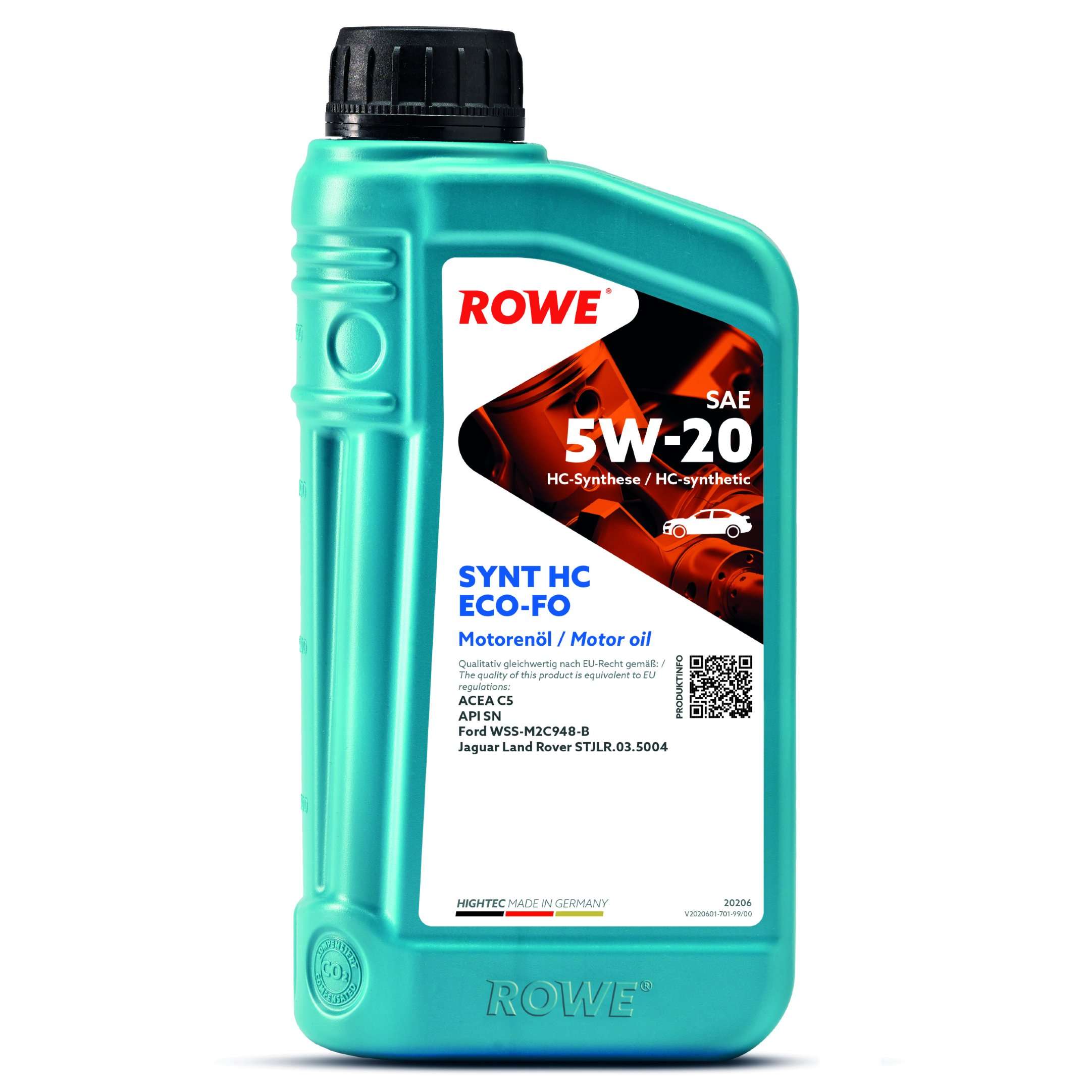 Моторна олива ROWE Synt HC ECO-FO 5W-20 1 л, 20206-0010-99