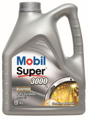Моторное масло MOBIL Super 3000 X1 5W-40 4 л, 150013