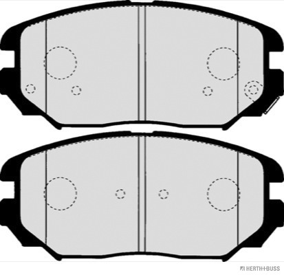 Комплект тормозных колодок, дисковый тормоз   J3600544   HERTH+BUSS JAKOPARTS