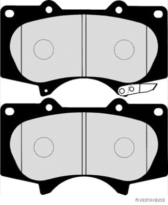 Комплект гальмівних накладок, дискове гальмо   J3602109   HERTH+BUSS JAKOPARTS