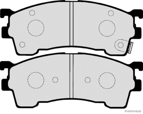 Комплект тормозных колодок, дисковый тормоз   J3603038   HERTH+BUSS JAKOPARTS