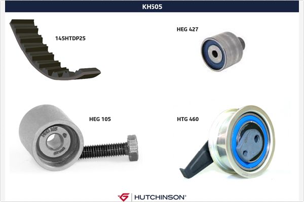 Комплект зубчастих ременів   KH 505   HUTCHINSON