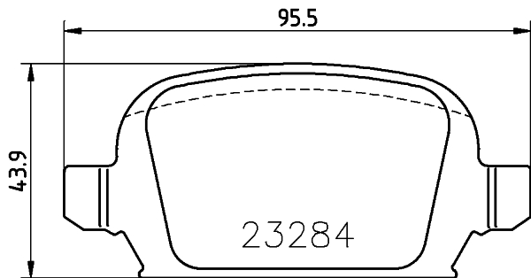 Комплект тормозных колодок, дисковый тормоз   MDB2168   MINTEX