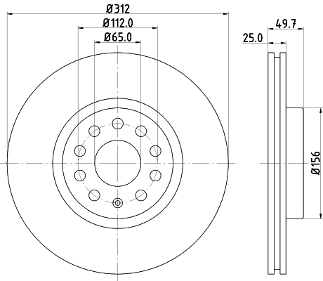 Тормозной диск   MDC1706C   MINTEX