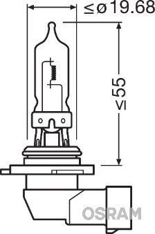 Лампа накаливания, фара дальнего света   69005SBP   ams-OSRAM