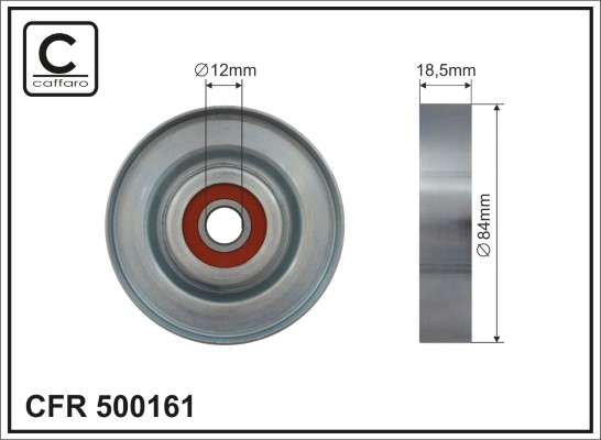 Натяжной ролик, поликлиновой ремень   500161   CAFFARO