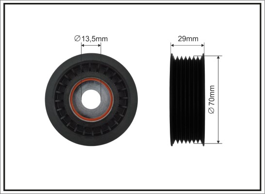 Паразитный / ведущий ролик, поликлиновой ремень   489-99   CAFFARO