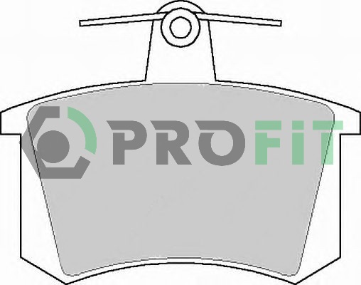 Комплект тормозных колодок, дисковый тормоз   5000-0222   PROFIT