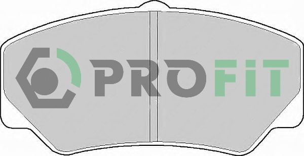 Комплект тормозных колодок, дисковый тормоз   5000-0450   PROFIT