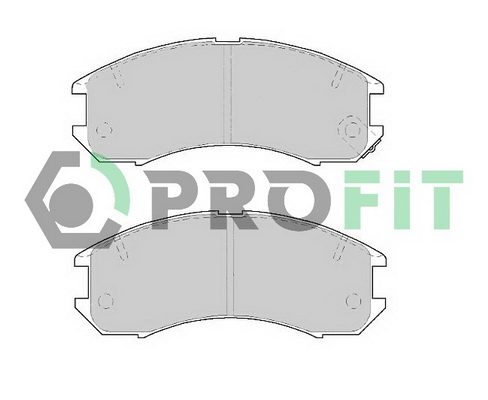 Комплект тормозных колодок, дисковый тормоз   5000-0576   PROFIT