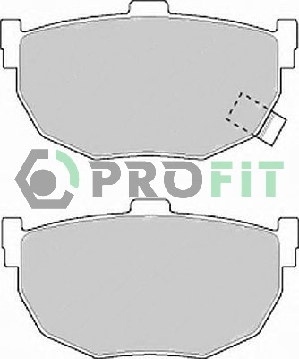 Комплект тормозных колодок, дисковый тормоз   5000-0638   PROFIT