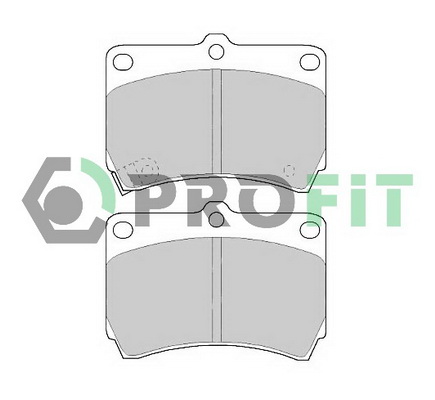 Комплект тормозных колодок, дисковый тормоз   5000-0715   PROFIT