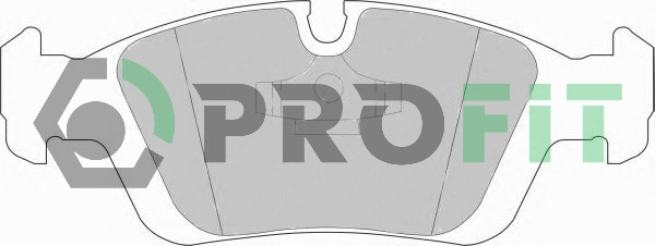 Комплект тормозных колодок, дисковый тормоз   5000-0725   PROFIT