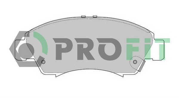 Комплект тормозных колодок, дисковый тормоз   5000-0777   PROFIT