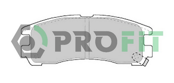 Комплект тормозных колодок, дисковый тормоз   5000-0803   PROFIT