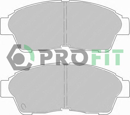 Комплект тормозных колодок, дисковый тормоз   5000-0867   PROFIT